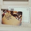 Χριστουγεννιάτικο προσκλητήριο γάμου postcard Χριστουγεννιάτικο προσκλητήριο γάμου postcard