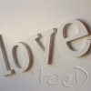 Ξύλινη πινακίδα τοίχου LOVE Ξύλινη πινακίδα τοίχου LOVE