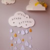 KR21 Κρεμάστρα τοίχου συννεφάκι λευκό KR21 Κρεμάστρα τοίχου συννεφάκι λευκό