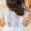 Βαπτιστικό Φόρεμα Δαντελένο Μπούστο κ Μπλε Λουλούδι Stova Bambini Βαπτιστικό Φόρεμα Δαντελένο Μπούστο κ Μπλε Λουλούδι Stova Bambini