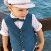Βαπτιστικό Κουστούμι Stova Bambini "Nautical Elegance" μπλε λευκό Βαπτιστικό Κουστούμι Stova Bambini "Nautical Elegance" μπλε λευκό