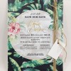 PVC Πρόσκληση γάμου tropical PVC Πρόσκληση γάμου tropical