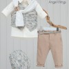 Βαπτιστικό Κουστούμι Angel Wings "Earthy Elegance" Βαπτιστικό Κουστούμι Angel Wings "Earthy Elegance"