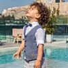Βαπτιστικό κουστούμι σε αποχρώσεις του γκρι Stova Bambini Βαπτιστικό κουστούμι σε αποχρώσεις του γκρι Stova Bambini