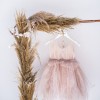 Βαπτιστικό φόρεμα χρυσή κλωστή dusty pink Stova Bambini Βαπτιστικό φόρεμα χρυσή κλωστή dusty pink Stova Bambini
