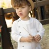 Βαπτιστικό ρούχο boho style εκρού μολυβί Bambolino Βαπτιστικό ρούχο boho style εκρού μολυβί Bambolino