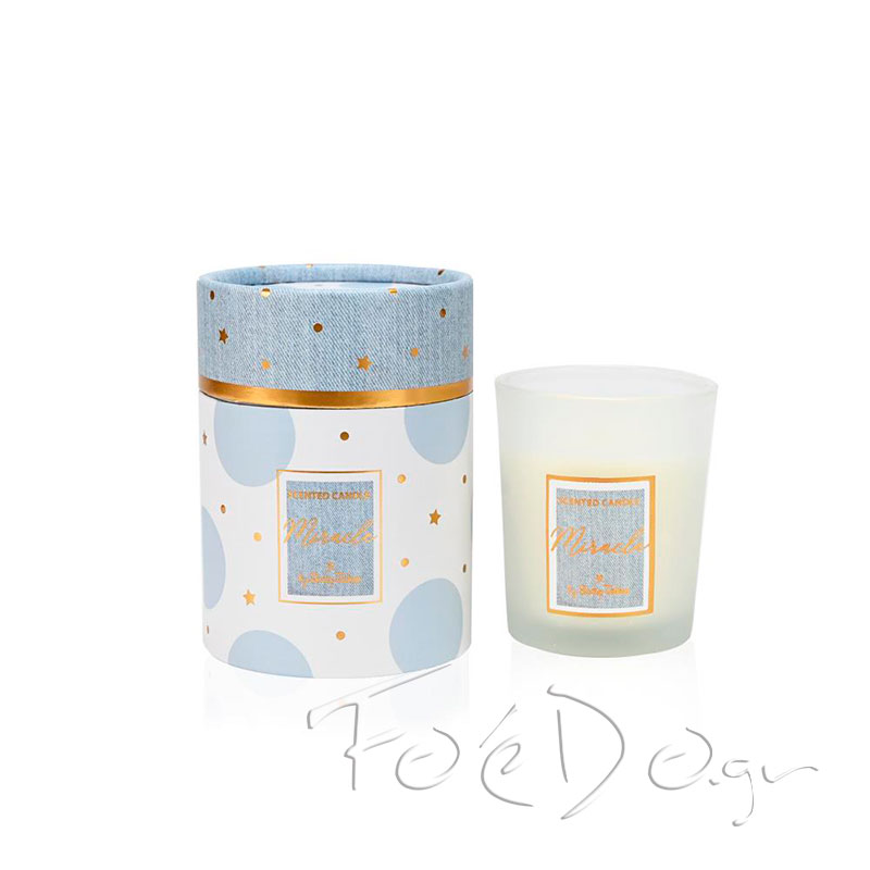 Μπομπονιέρα Βάπτισης Αρωματικό Κερί Miracle Blue