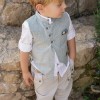 Βαπτιστικό ρούχο μέντα μπεζ Stova Bambini Βαπτιστικό ρούχο μέντα μπεζ Stova Bambini