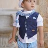Βαπτιστικό ρούχο για αγοράκια navy σιέλ Stova Bambini Βαπτιστικό ρούχο για αγοράκια navy σιέλ Stova Bambini