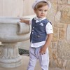 Βαπτιστικό ρούχο για αγοράκια ραφ γκρι Stova Bambini Βαπτιστικό ρούχο για αγοράκια ραφ γκρι Stova Bambini