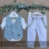 Βαπτιστικό ρούχο για αγοράκια babyblue Stova Bambini Βαπτιστικό ρούχο για αγοράκια babyblue Stova Bambini