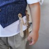 Βαπτιστικό ρούχο για αγοράκια τζιν μπεζ Stova Bambini Βαπτιστικό ρούχο για αγοράκια τζιν μπεζ Stova Bambini