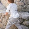Βαπτιστικό ρούχο για αγοράκια γκρεζ Stova Bambini Βαπτιστικό ρούχο για αγοράκια γκρεζ Stova Bambini