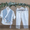 Βαπτιστικό ρούχο για αγοράκια σιέλ λευκό Stova Bambini Βαπτιστικό ρούχο για αγοράκια σιέλ λευκό Stova Bambini
