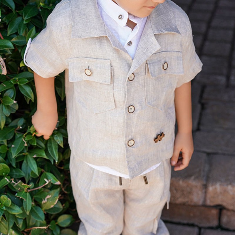 Βαπτιστικό ρούχο jacket και cargo Stova Bambini Βαπτιστικό ρούχο jacket και cargo Stova Bambini