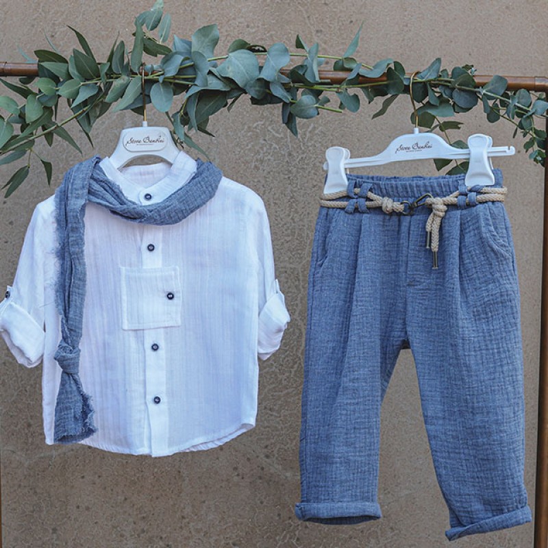 Βαπτιστικό ρούχο για αγοράκια casual chic Stova Bambini Βαπτιστικό ρούχο για αγοράκια casual chic Stova Bambini