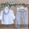 Βαπτιστικό ρούχο γκρεζ Stova Bambini Βαπτιστικό ρούχο γκρεζ Stova Bambini