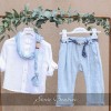 Βαπτιστικό ρούχο για αγοράκια baby blue Stova Bambini Βαπτιστικό ρούχο για αγοράκια baby blue Stova Bambini