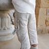 Βαπτιστικό ρούχο λινό off white Stova Bambini Βαπτιστικό ρούχο λινό off white Stova Bambini