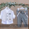Βαπτιστικό ρούχο για αγοράκια olive Stova Bambini Βαπτιστικό ρούχο για αγοράκια olive Stova Bambini