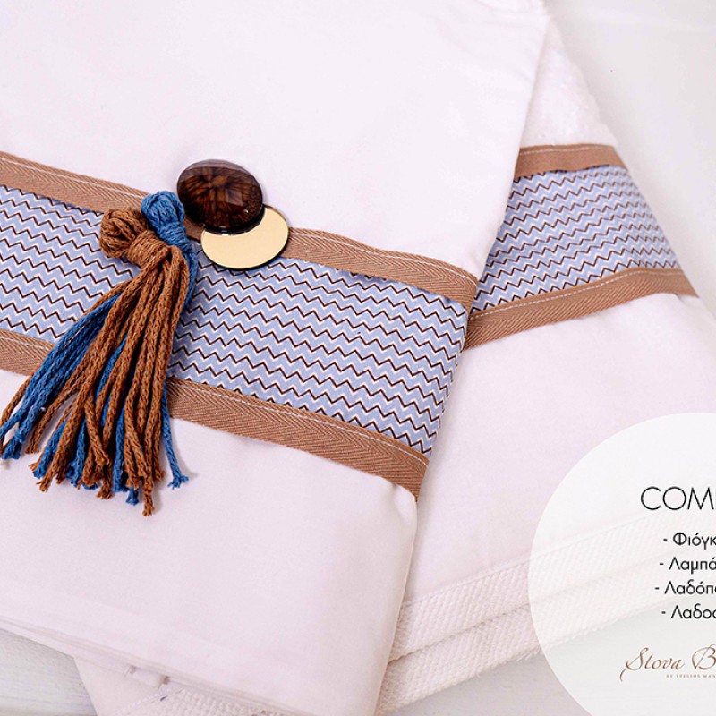 Stova Bambini Combo Kordonia - Φιόγκος, Λαδόπανα, Λαμπάδα & Λαδοσέτ Stova Bambini Combo Kordonia - Φιόγκος, Λαδόπανα, Λαμπάδα & Λαδοσέτ