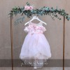 Βαπτιστικό φόρεμα ροζ παστέλ Stova Bambini Βαπτιστικό φόρεμα ροζ παστέλ Stova Bambini