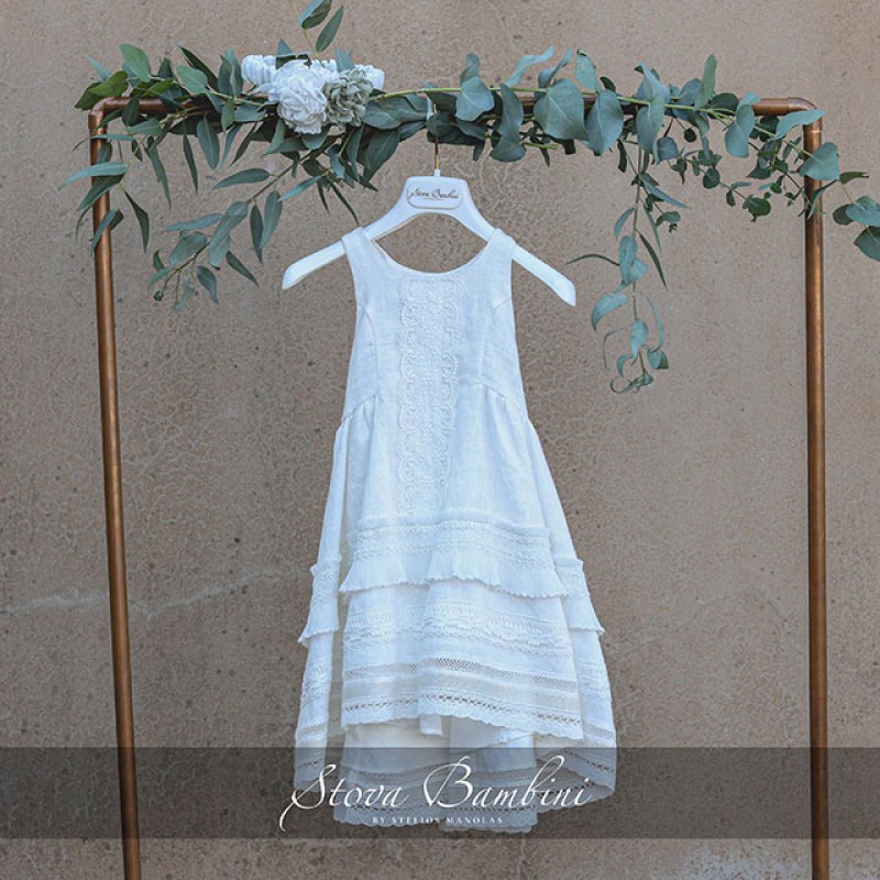 Βαπτιστικό φόρεμα minimal Stova Bambini Βαπτιστικό φόρεμα minimal Stova Bambini