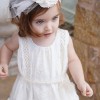 Βαπτιστικό φόρεμα με κέντημα λουλουδιών Stova Bambini Βαπτιστικό φόρεμα με κέντημα λουλουδιών Stova Bambini