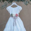 Βαπτιστικό φόρεμα βαμβακερό ζακάρ Stova Bambini Βαπτιστικό φόρεμα βαμβακερό ζακάρ Stova Bambini