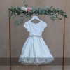 Βαπτιστικό φόρεμα βαμβακερό ζακάρ Stova Bambini Βαπτιστικό φόρεμα βαμβακερό ζακάρ Stova Bambini