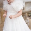 Βαπτιστικό φόρεμα ασύμμετρο αμπίρ Stova Bambini Βαπτιστικό φόρεμα ασύμμετρο αμπίρ Stova Bambini