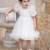 Βαπτιστικό φόρεμα ασύμμετρο αμπίρ Stova Bambini Βαπτιστικό φόρεμα ασύμμετρο αμπίρ Stova Bambini