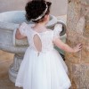 Βαπτιστικό φόρεμα κομψό ασύμμετρο Stova Bambini Βαπτιστικό φόρεμα κομψό ασύμμετρο Stova Bambini