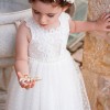 Βαπτιστικό φόρεμα κεντημένο τούλι πουά Stova Bambini Βαπτιστικό φόρεμα κεντημένο τούλι πουά Stova Bambini