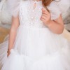 Βαπτιστικό φόρεμα βολάν Stova Bambini Βαπτιστικό φόρεμα βολάν Stova Bambini