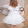 Βαπτιστικό φόρεμα βολάν Stova Bambini Βαπτιστικό φόρεμα βολάν Stova Bambini