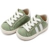 Δίχρωμα Καστόρινα Δετά Βαπτιστικά Sneakers - Μέντα & Λευκό Δίχρωμα Καστόρινα Δετά Βαπτιστικά Sneakers - Μέντα & Λευκό