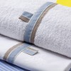 Λαδόπανο Βάπτισης Λευκό με Μπεζ & Σιέλ Μελανζέ Λαδόπανο Βάπτισης Λευκό με Μπεζ & Σιέλ Μελανζέ