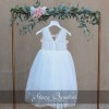 Ρομαντικό βαπτιστικό φόρεμα Stova Bambini Ρομαντικό βαπτιστικό φόρεμα Stova Bambini