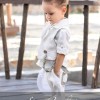 Αγορίστικο Βαπτιστικό Ρούχο Stova Bambini – Λινό σε Λευκό & Λαδί Αγορίστικο Βαπτιστικό Ρούχο Stova Bambini – Λινό σε Λευκό & Λαδί