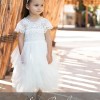 Βαπτιστικό Φόρεμα Stova Bambini – Off-White Δαντέλα & Ασύμμετρο Τούλι Βαπτιστικό Φόρεμα Stova Bambini – Off-White Δαντέλα & Ασύμμετρο Τούλι