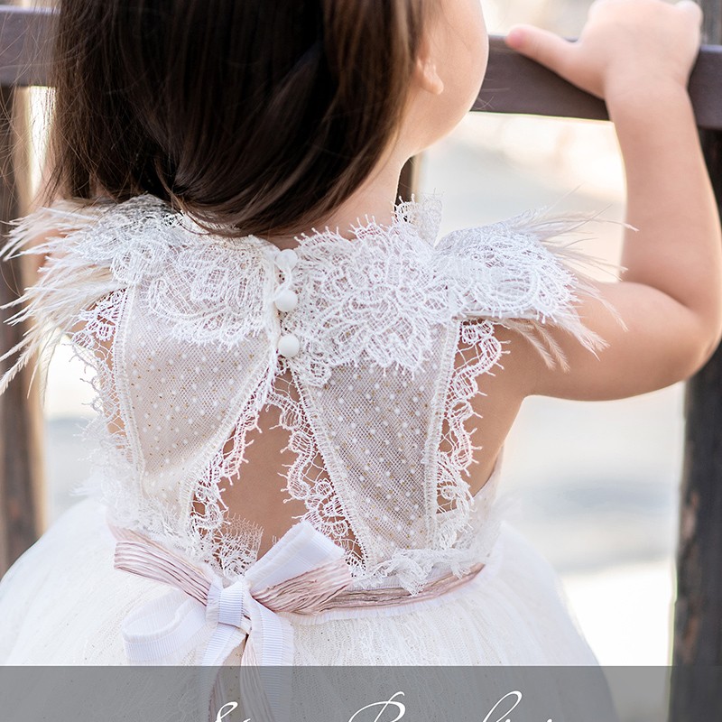 Βαπτιστικό Φόρεμα Stova Bambini – Ρομαντικό Boho Όνειρο Βαπτιστικό Φόρεμα Stova Bambini – Ρομαντικό Boho Όνειρο