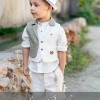 Αγορίστικο Βαπτιστικό Ρούχο Stova Bambini – Διπλό Γιλέκο Λευκό & Λαδί Bohemian Chic Αγορίστικο Βαπτιστικό Ρούχο Stova Bambini – Διπλό Γιλέκο Λευκό & Λαδί Bohemian Chic