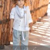 Αγορίστικο Βαπτιστικό Ρούχο Stova Bambini – Λινό Λευκό & Πετρόλ Minimal Chic Αγορίστικο Βαπτιστικό Ρούχο Stova Bambini – Λινό Λευκό & Πετρόλ Minimal Chic