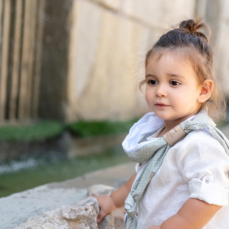 Αγορίστικο Βαπτιστικό Ρούχο Stova Bambini – Λινό Λευκό & Χακί Minimal Chic Αγορίστικο Βαπτιστικό Ρούχο Stova Bambini – Λινό Λευκό & Χακί Minimal Chic