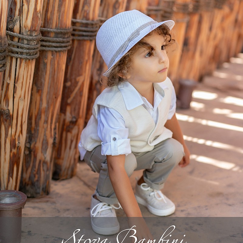 Αγορίστικο Βαπτιστικό Ρούχο Stova Bambini – Premium Collection με Λευκό Γιλέκο Αγορίστικο Βαπτιστικό Ρούχο Stova Bambini – Premium Collection με Λευκό Γιλέκο