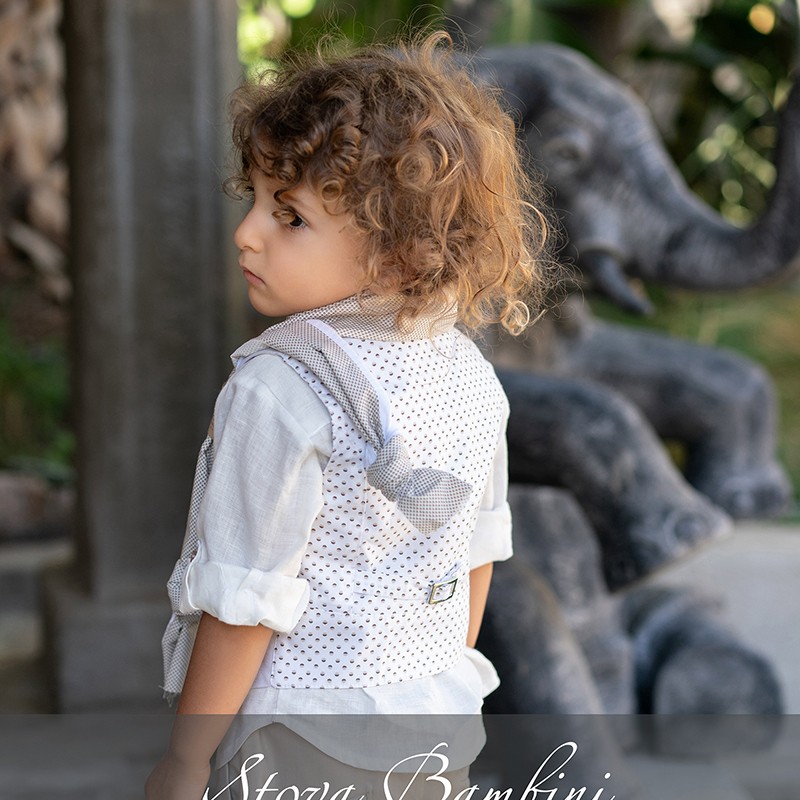 Αγορίστικο Βαπτιστικό Ρούχο Stova Bambini – Γήινο Γιλέκο & Παντελόνι Άμμου Αγορίστικο Βαπτιστικό Ρούχο Stova Bambini – Γήινο Γιλέκο & Παντελόνι Άμμου