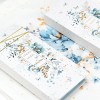 Μπομπονιέρα Σημειωματάριο με Post-it και Στυλό Blue Flowers Μπομπονιέρα Σημειωματάριο με Post-it και Στυλό Blue Flowers