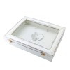 Στεφανοθήκη Shabby Chic με Ξυλόγλυπτη Καρδιά Στεφανοθήκη Shabby Chic με Ξυλόγλυπτη Καρδιά